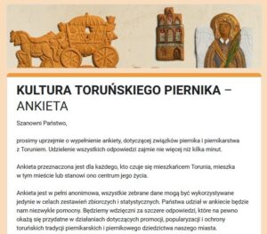 Kultura toruńskiego piernika